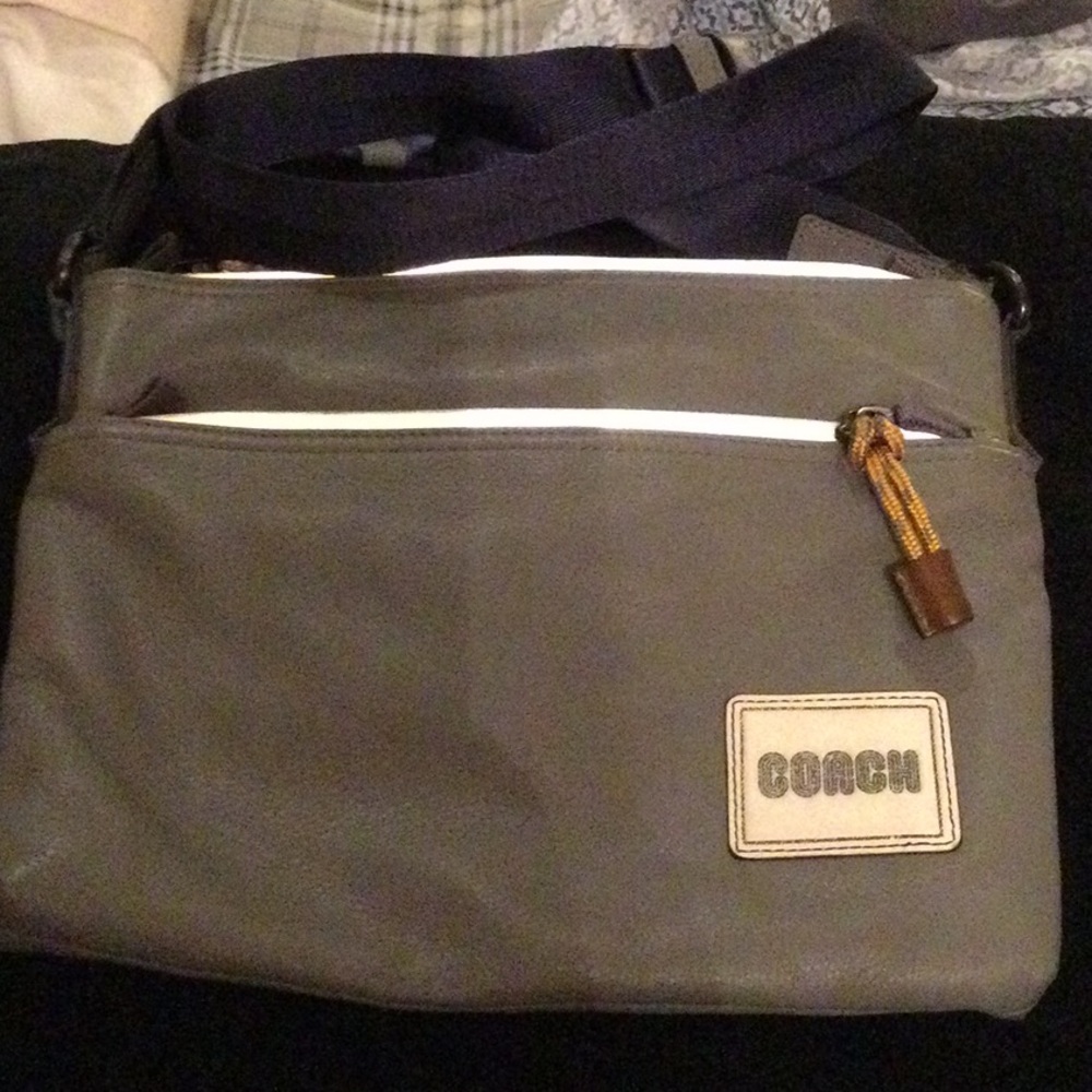 Coach Gray Men's Crossbody Bag